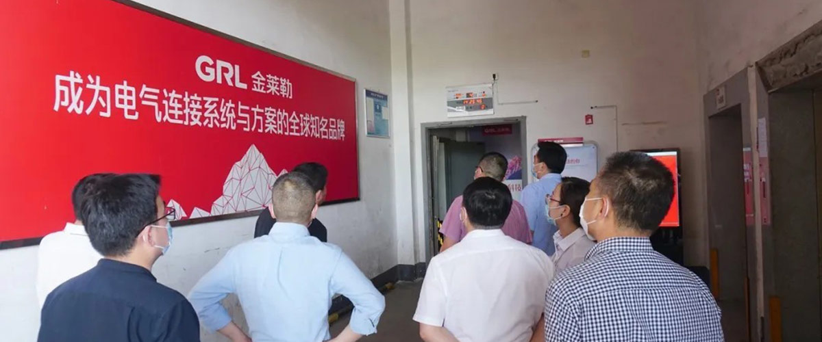 市領導進入浙江金萊勒電氣有限公司