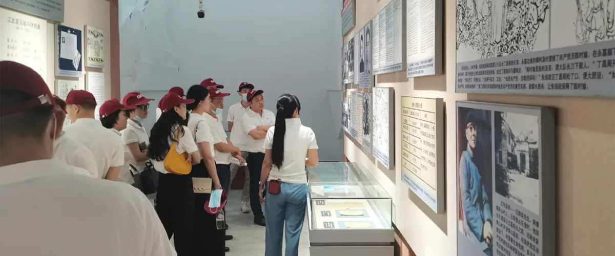 金萊勒電氣營銷團隊參觀永樂人民抗日自衛游擊總隊紀念館-1