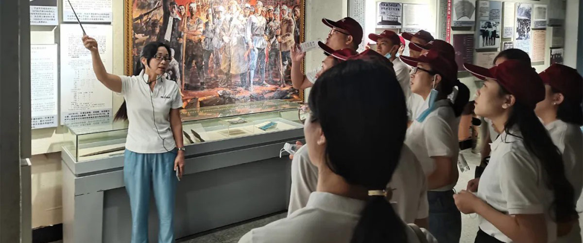 金萊勒電氣營銷團隊參觀永樂人民抗日自衛游擊總隊紀念館-4